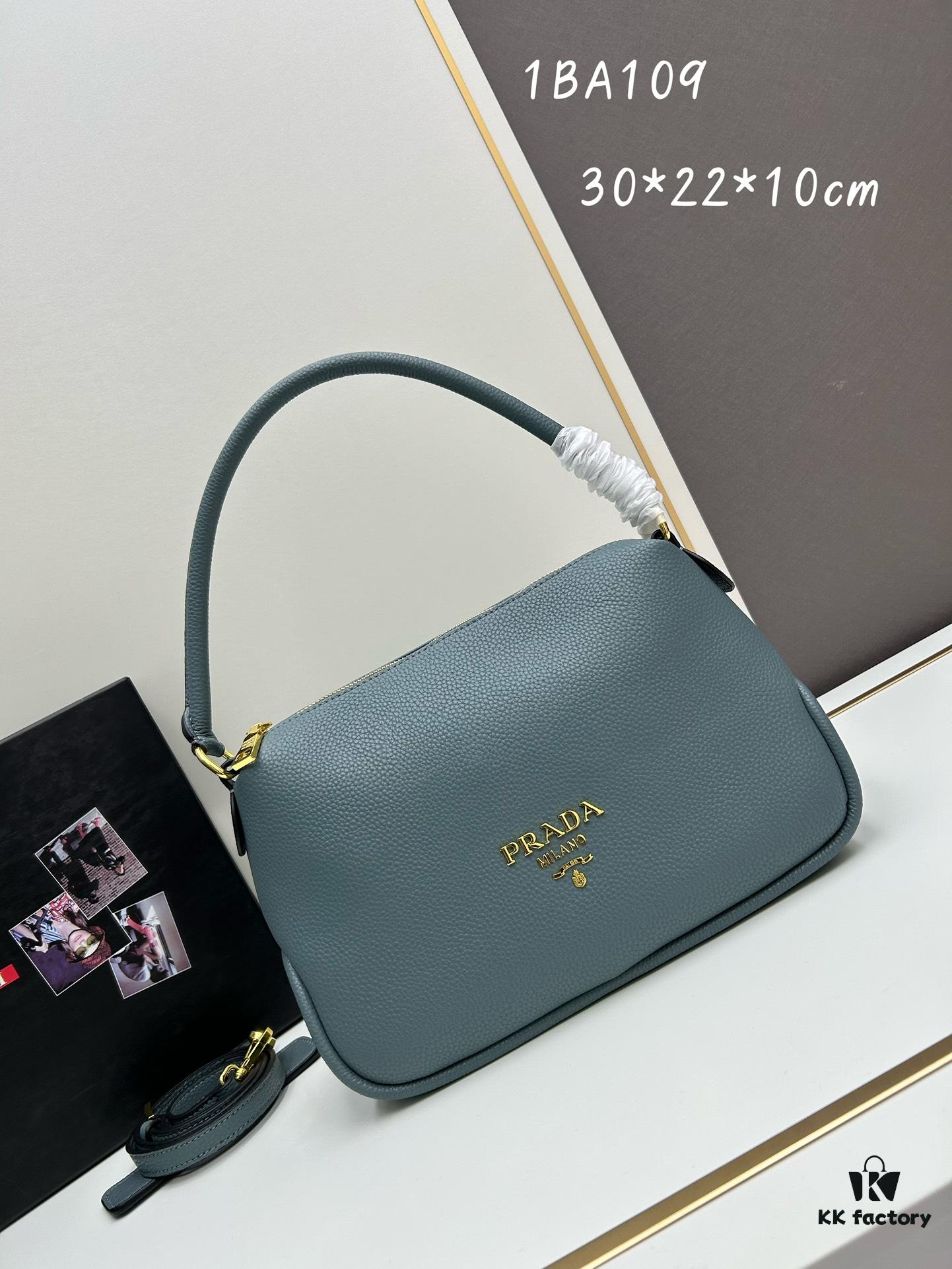PRADA - Bestseller Recommendation: Fashionable Casual Style, Latest Imported Coarse Crispy Calfskin with Original Hardware
