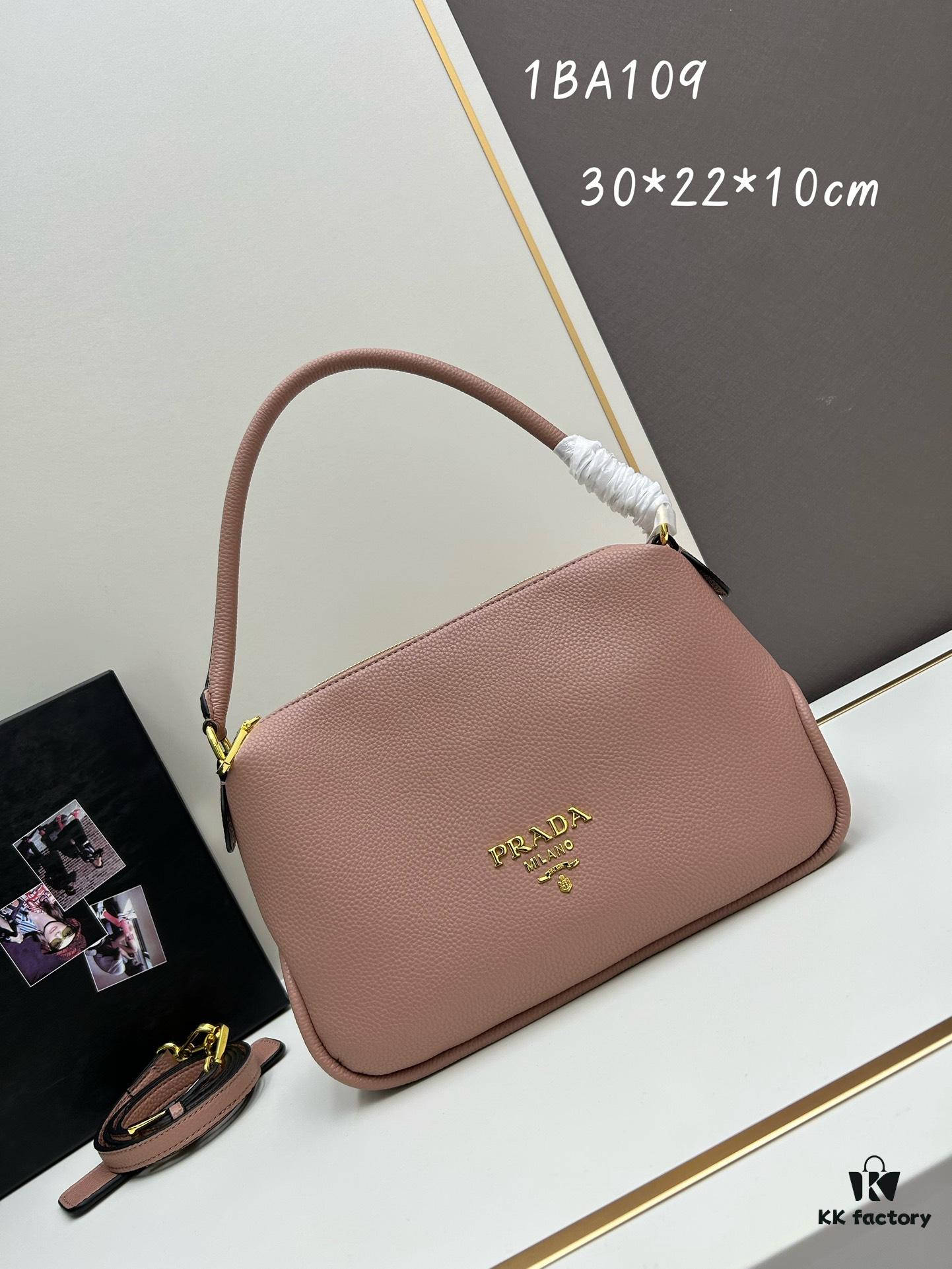 PRADA - Bestseller Recommendation: Fashionable Casual Style, Latest Imported Coarse Crispy Calfskin with Original Hardware