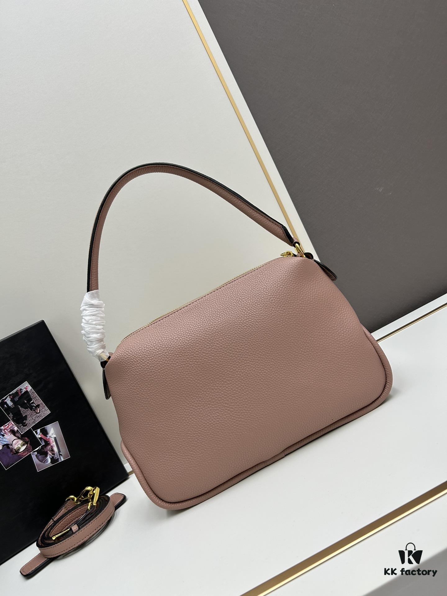 PRADA - Bestseller Recommendation: Fashionable Casual Style, Newest Imported Coarse Crocodile-Textured Calfskin with Original Hardware