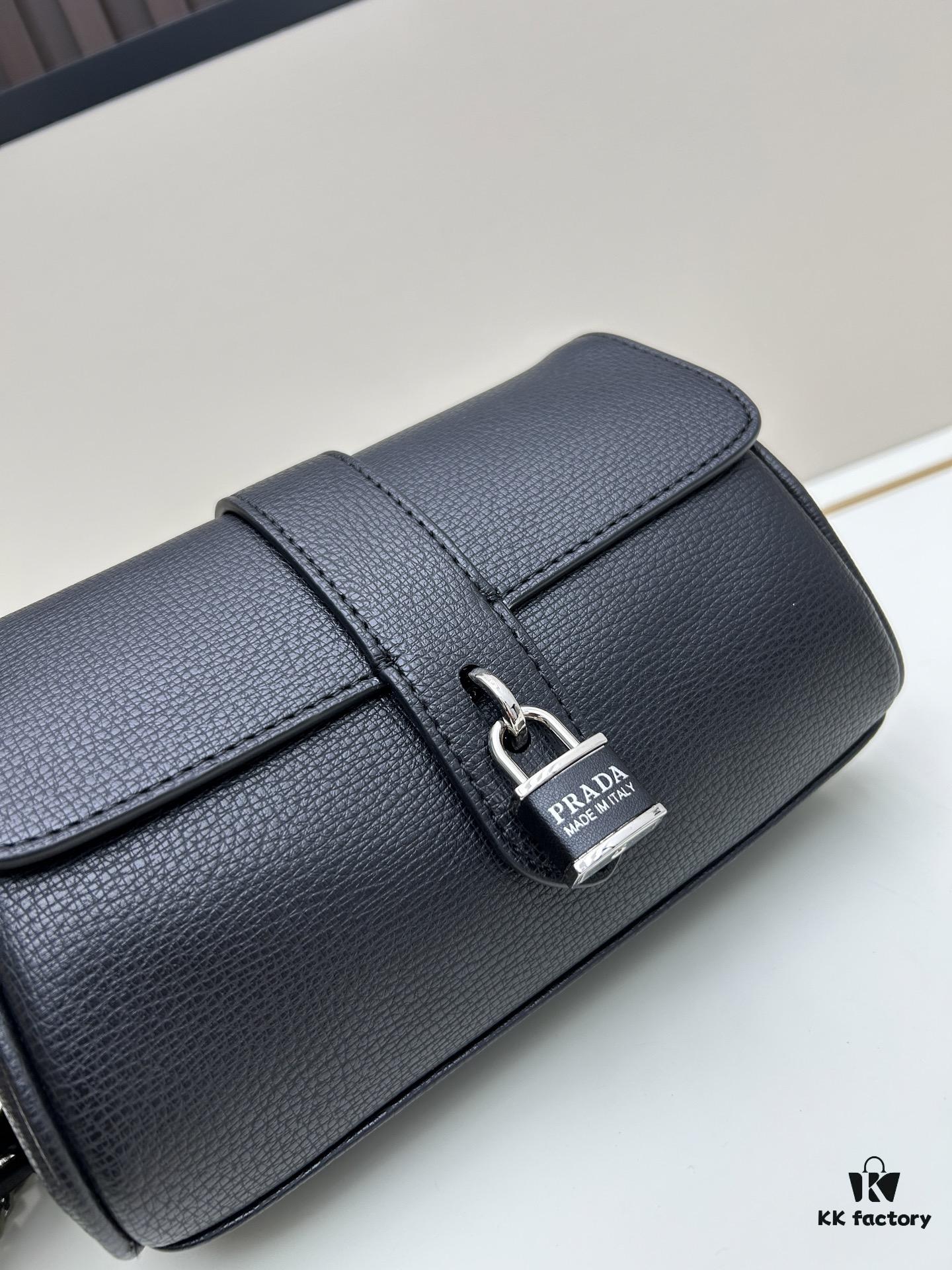 Exclusive Launch - High-Quality Prada-Style Lock Bag ✨ Pillow Top Handle Bag, Genuine Palm Grain Leather, Smooth Oiled Edges, Premium Craftsmanship, Thick and Soft Leather