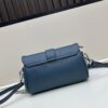 Exclusive Launch - High-Quality Prada-style Pillow Top Handle Bag, Palm Grain Leather, Smooth Oiled Edges, Soft and Thick Texture, Includes Long Strap and Chain, Can Be Worn as Shoulder or Crossbody Bag