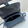 Exclusive Launch - High-Quality Prada-style Pillow Top Handle Bag, Palm Grain Leather, Smooth Oiled Edges, Soft and Thick Texture, Includes Long Strap and Chain, Can Be Worn as Shoulder or Crossbody Bag