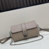 Exclusive Launch - High-Quality Prada-style Lock Bag, Palm Grain Leather, Soft and Durable, Adjustable Chain & Strap