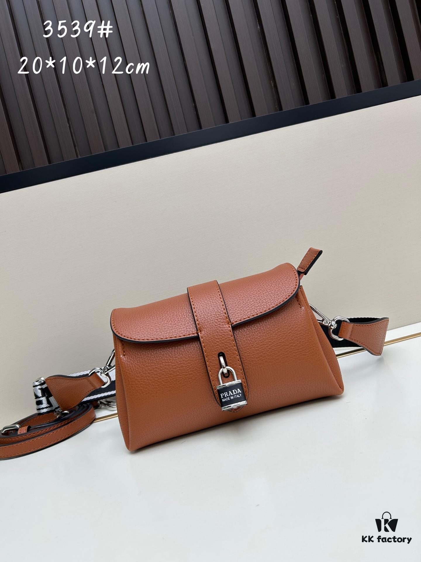 Exclusive Launch - High-Quality Prada-Style Flip Top Bag, Bestselling Model with Dual Shoulder Straps, Genuine Deer-Textured Calfskin Leather, 2025 Fashion Trend All-Season Women's Handbag