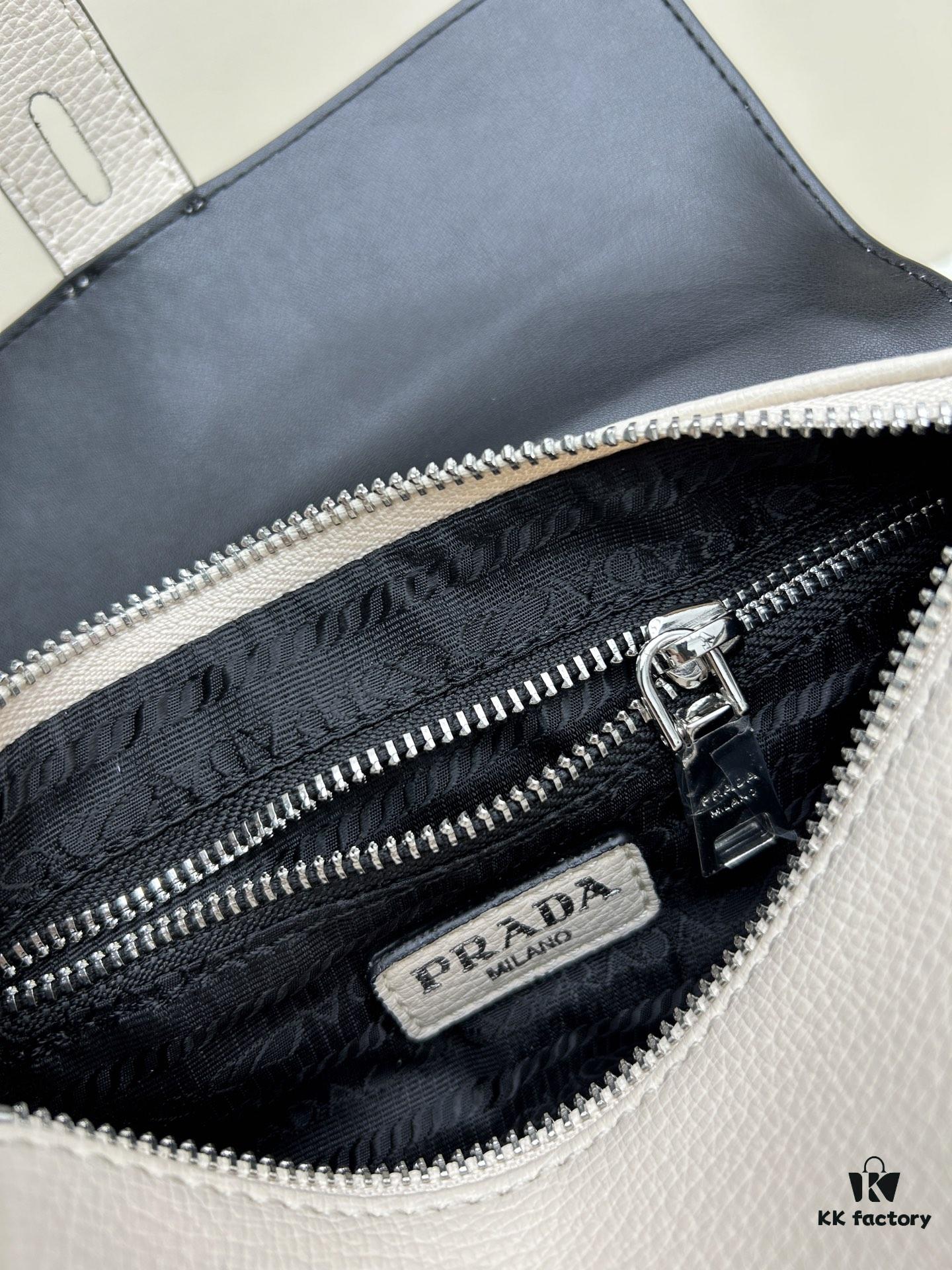 Exclusive Launch - High-Quality Prada-style Lock Bag, Palm Grain Leather, Soft and Thick Texture