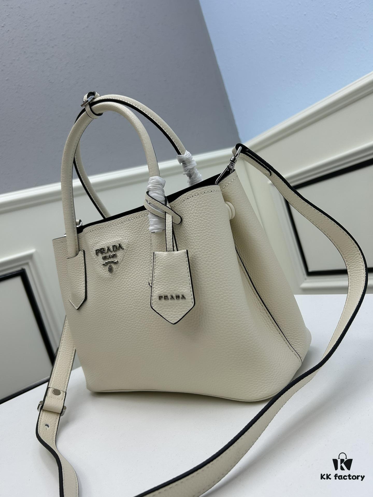 Upgraded Large Size 🌹 PRADA Double Bag New Arrival (Large Version) Exquisite Leather Texture Now Available