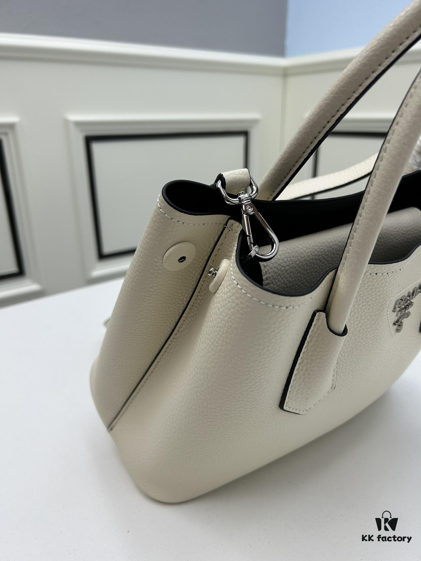 Upgraded Large Size 🌹 PRADA Double Bag New Arrival (Large Version) Exquisite Leather Texture Now Available