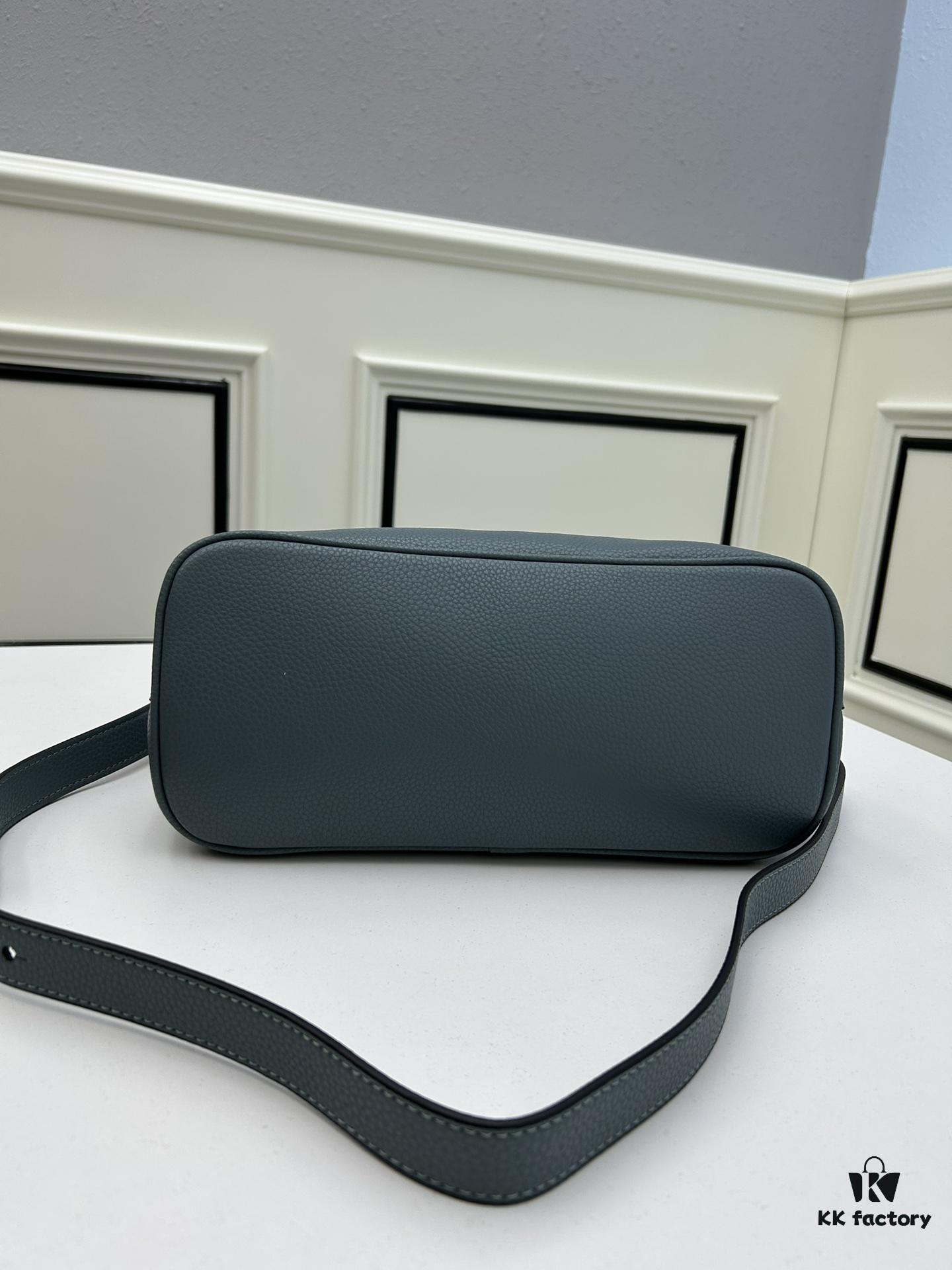 Upgraded Large Size 🌹 PRADA Double Bag Series Shopping Tote, New Arrival (Large Version), Fine Imported Crisply Textured Calfskin Leather