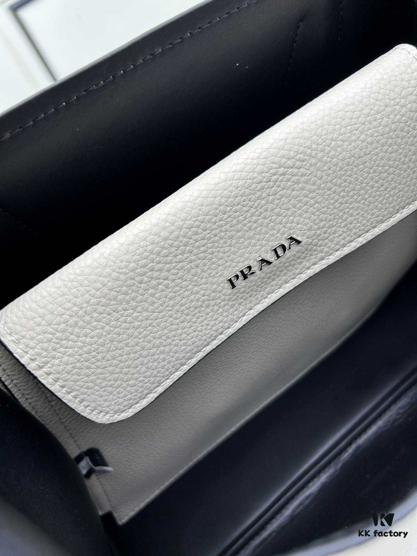 Upgraded Large Size 🌹 PRADA Double Bag New Arrival (Large Version) Exquisite Leather Texture Now Available