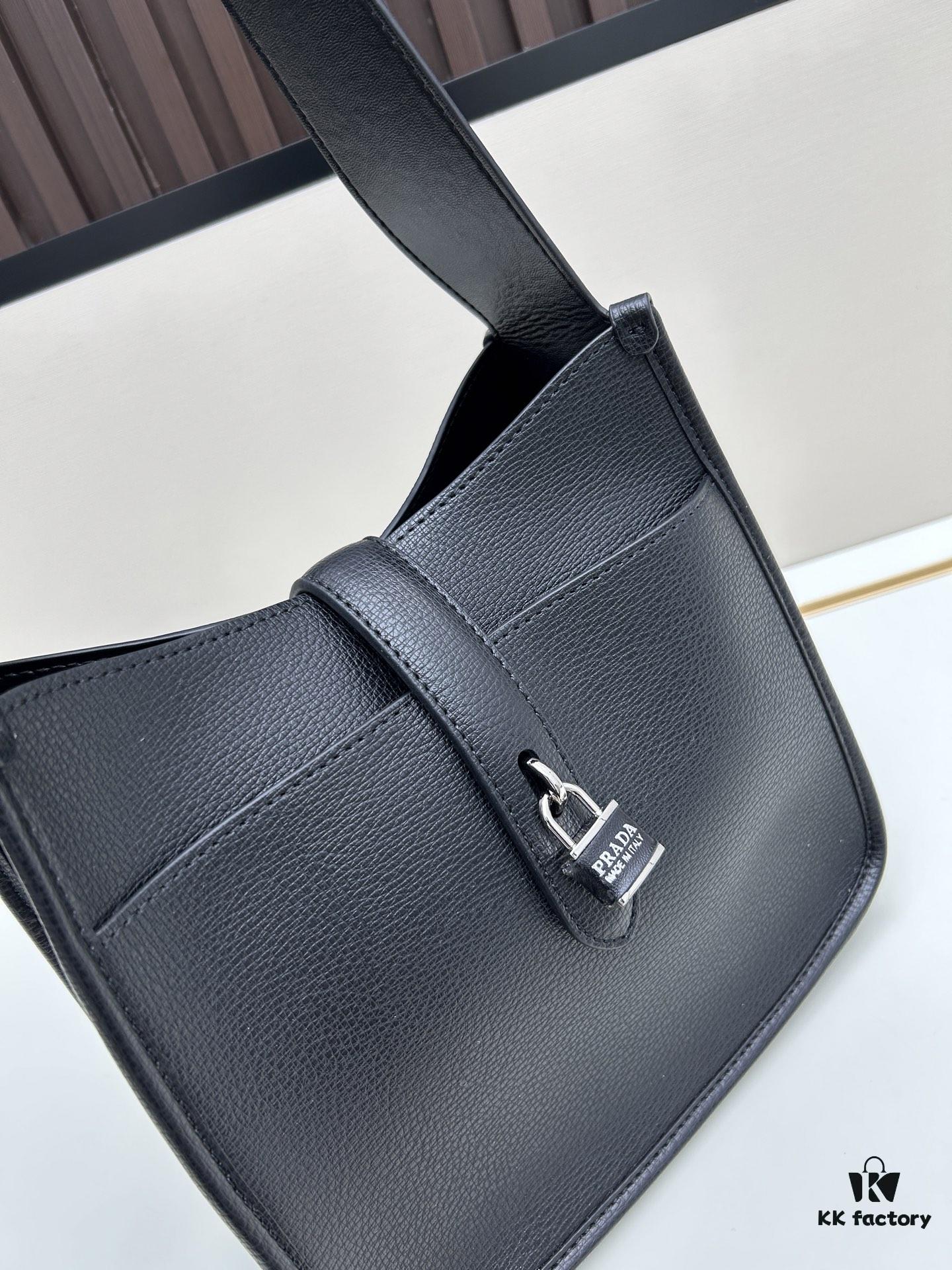 Exclusive Launch - High-Quality Prada-style Lock Bag 2025 Fashion New Arrival Celebrity Match