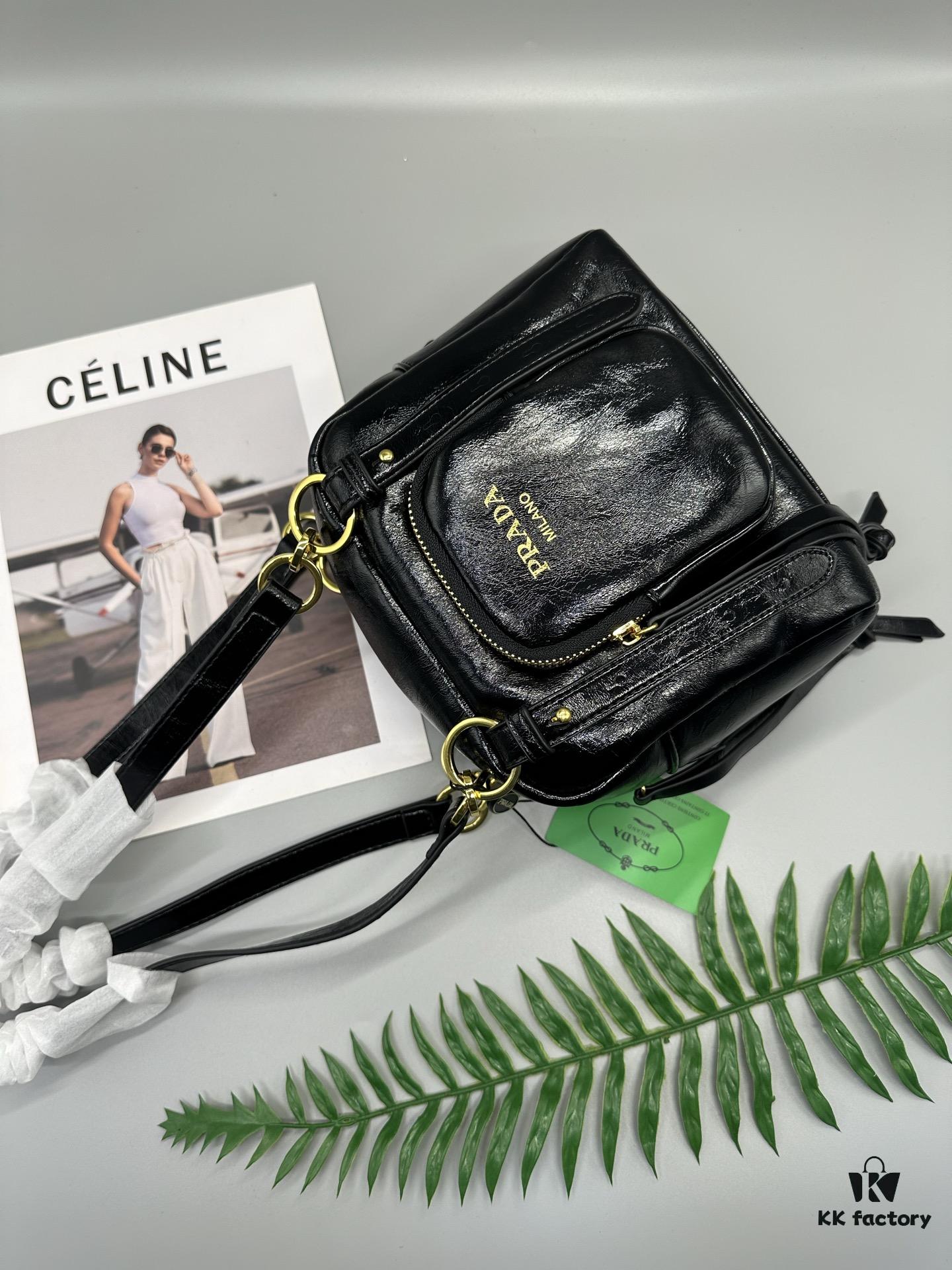 Prada Soft Lux Cube Handbag - New Arrival