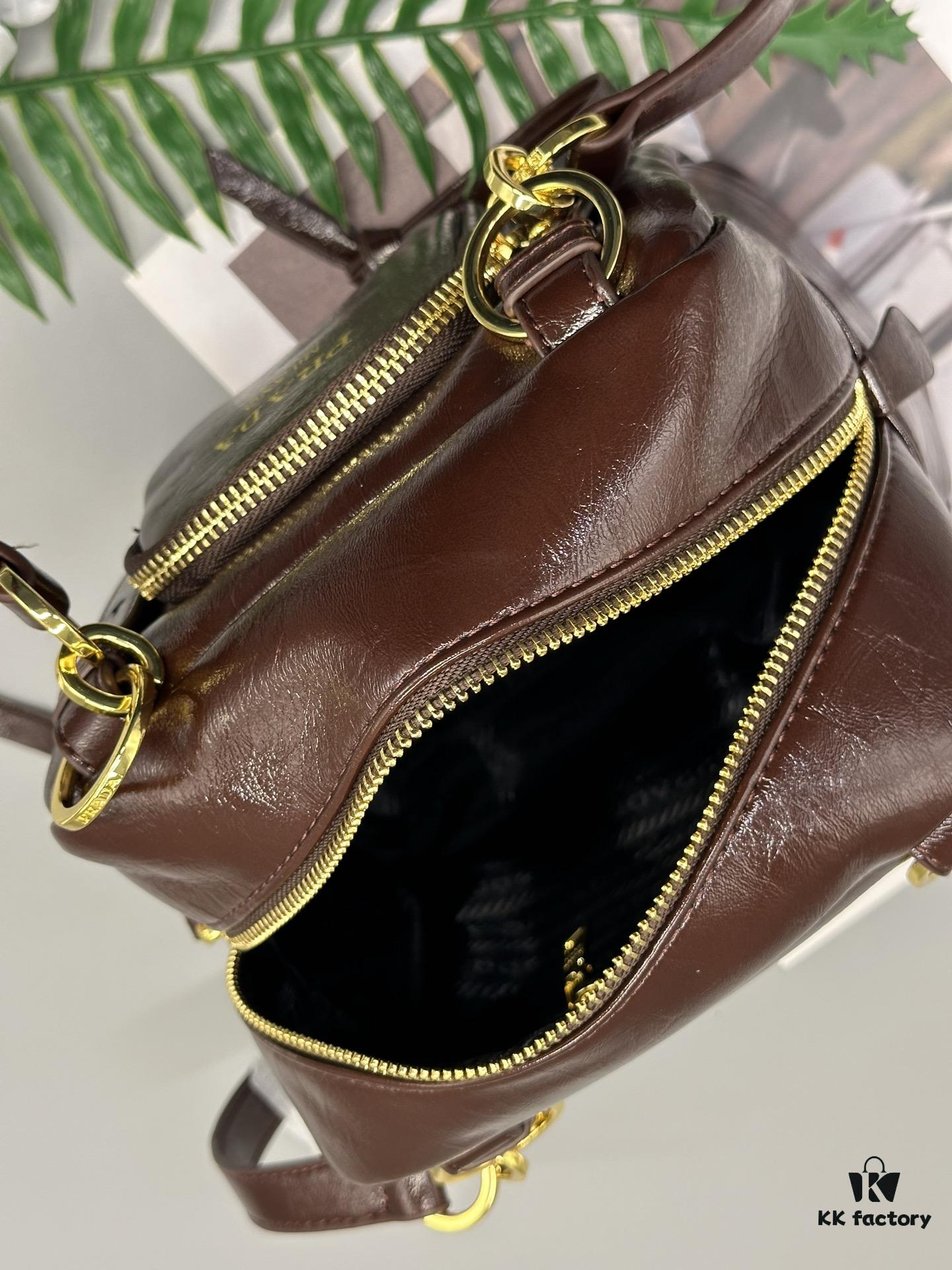 Prada Soft Lux Cube Handbag - New Arrival