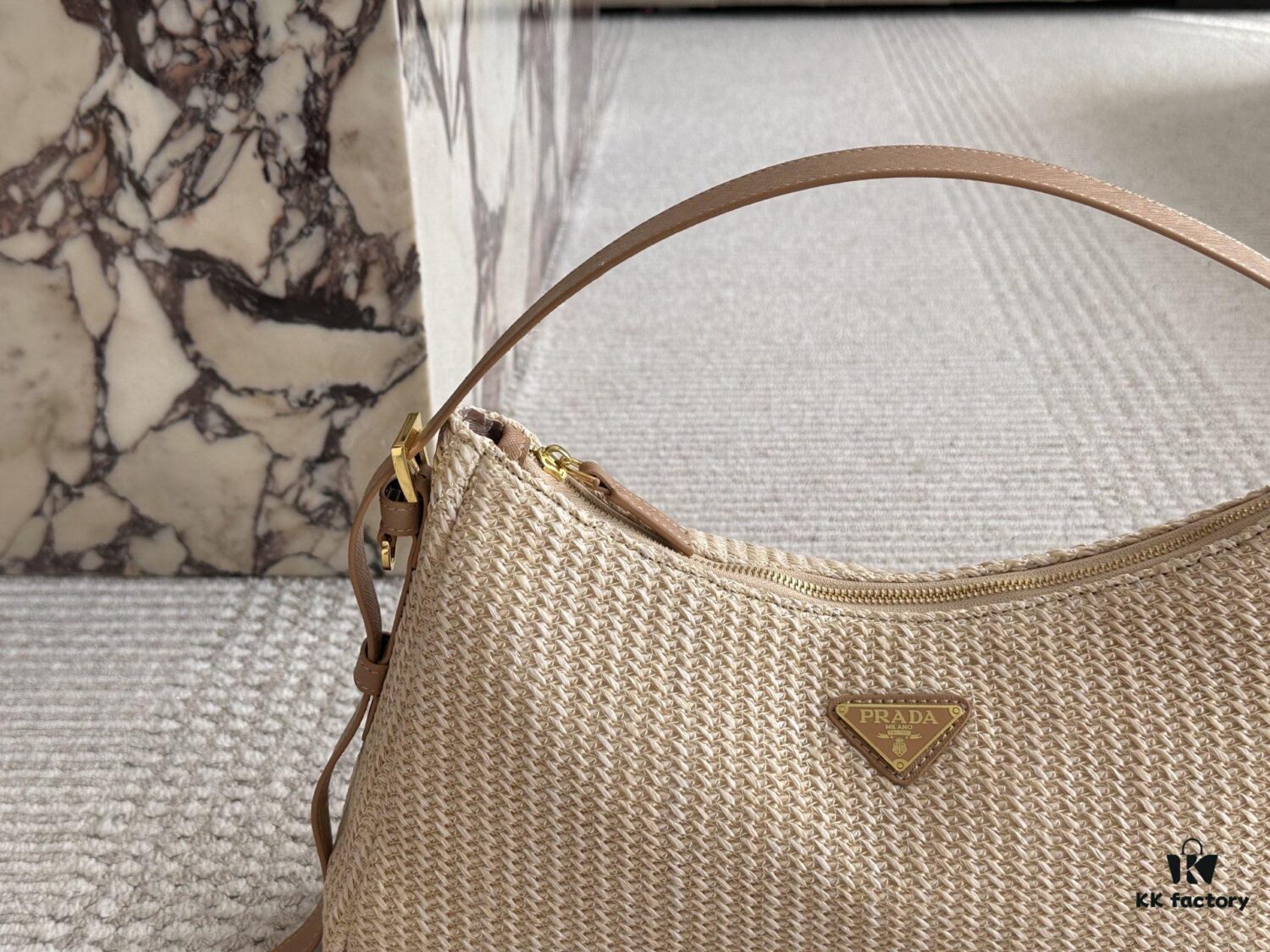 Prada Woven Shopping Tote – A Summer Essential for Every Fashion-Loving Girl