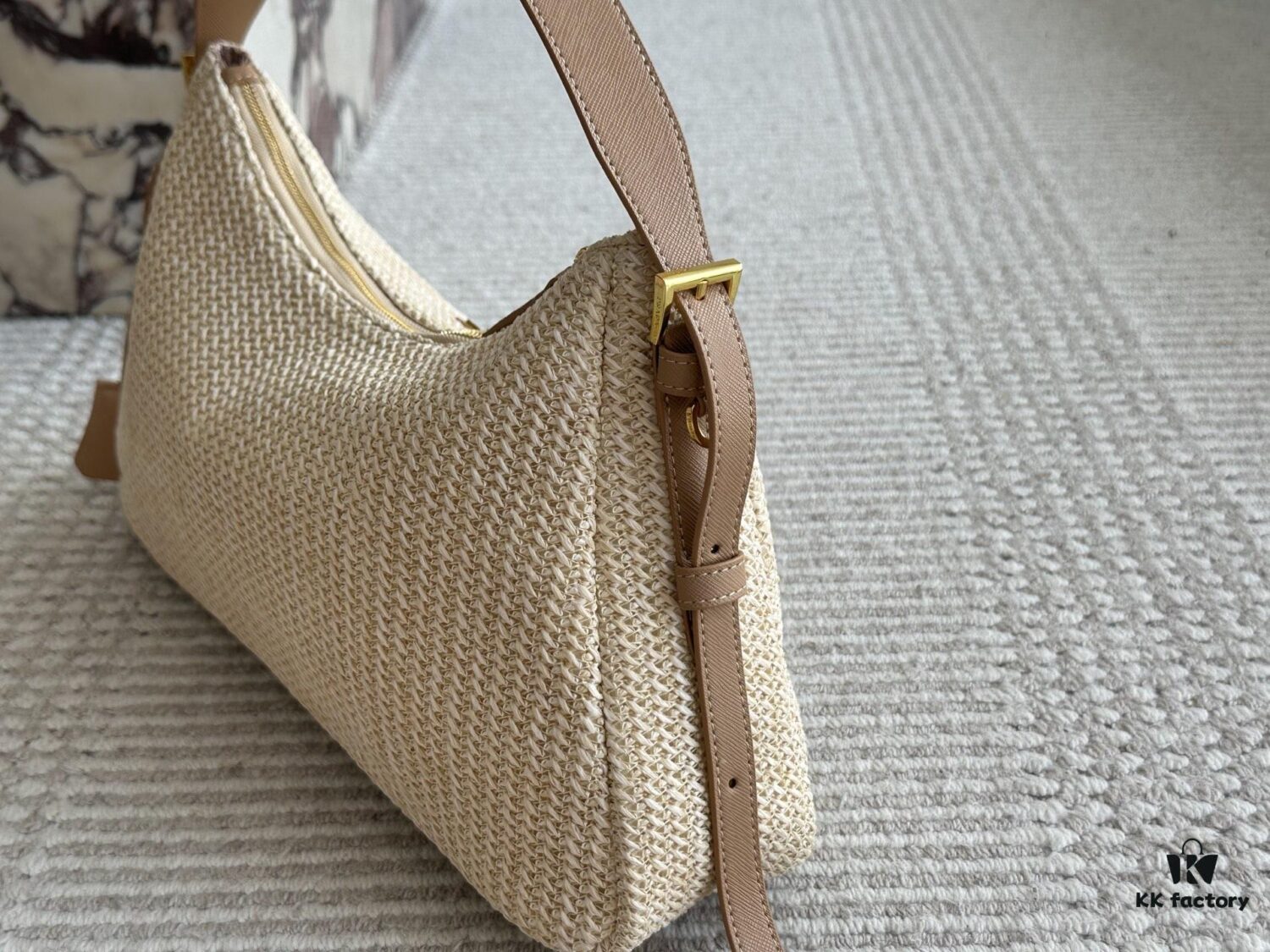 Prada Woven Shopping Tote – A Summer Essential for Every Fashion-Loving Girl