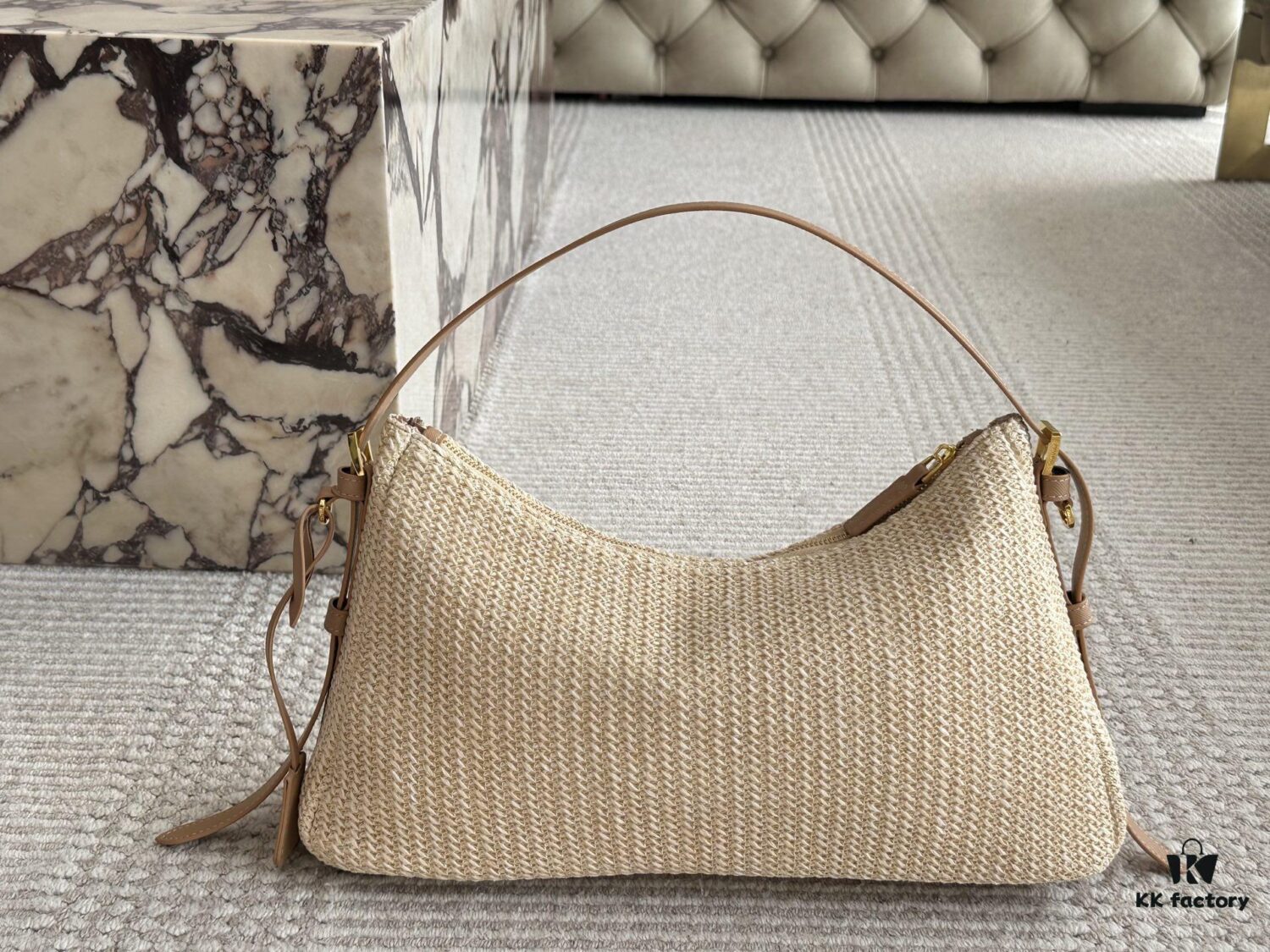 Prada Woven Shopping Tote – A Summer Essential for Every Fashion-Loving Girl