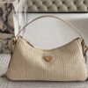 Prada Woven Shopping Tote – A Summer Essential for Every Fashion-Loving Girl
