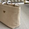Prada Straw Shopping Bag