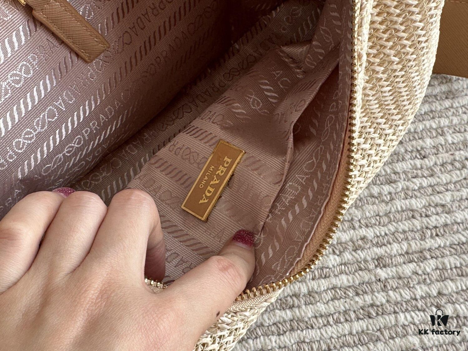 Prada Woven Shopping Tote – A Summer Essential for Every Fashion-Loving Girl