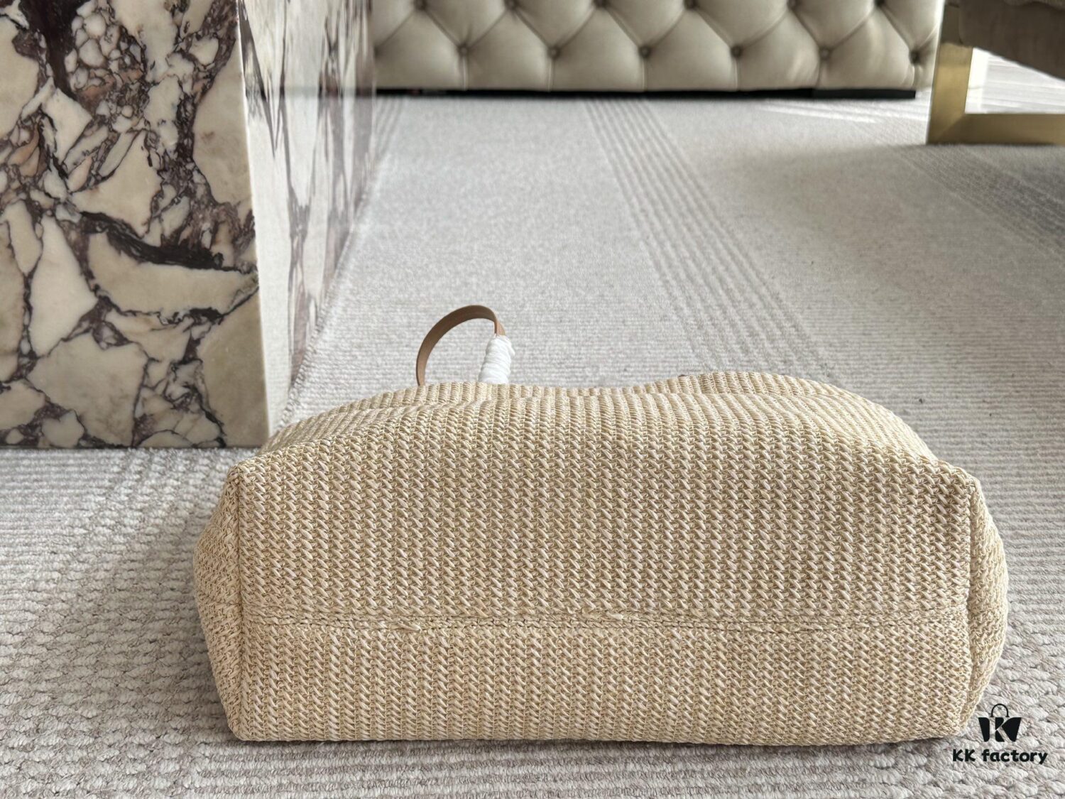 Prada Straw Shopping Bag