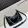 PRADA Re-Edition NaplaK Women's Shoulder or Crossbody Bag in Enamel-Finished Calfskin with Box 🎁