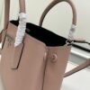 PRADA New Arrival (Mini Size) – Exquisite Crushed Calf Leather Double Bag Mini Tote