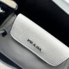 PRADA New Arrival Mini Double Bag – Imported Calfskin with Refined Pebbled Texture, Elegant and Compact Design
