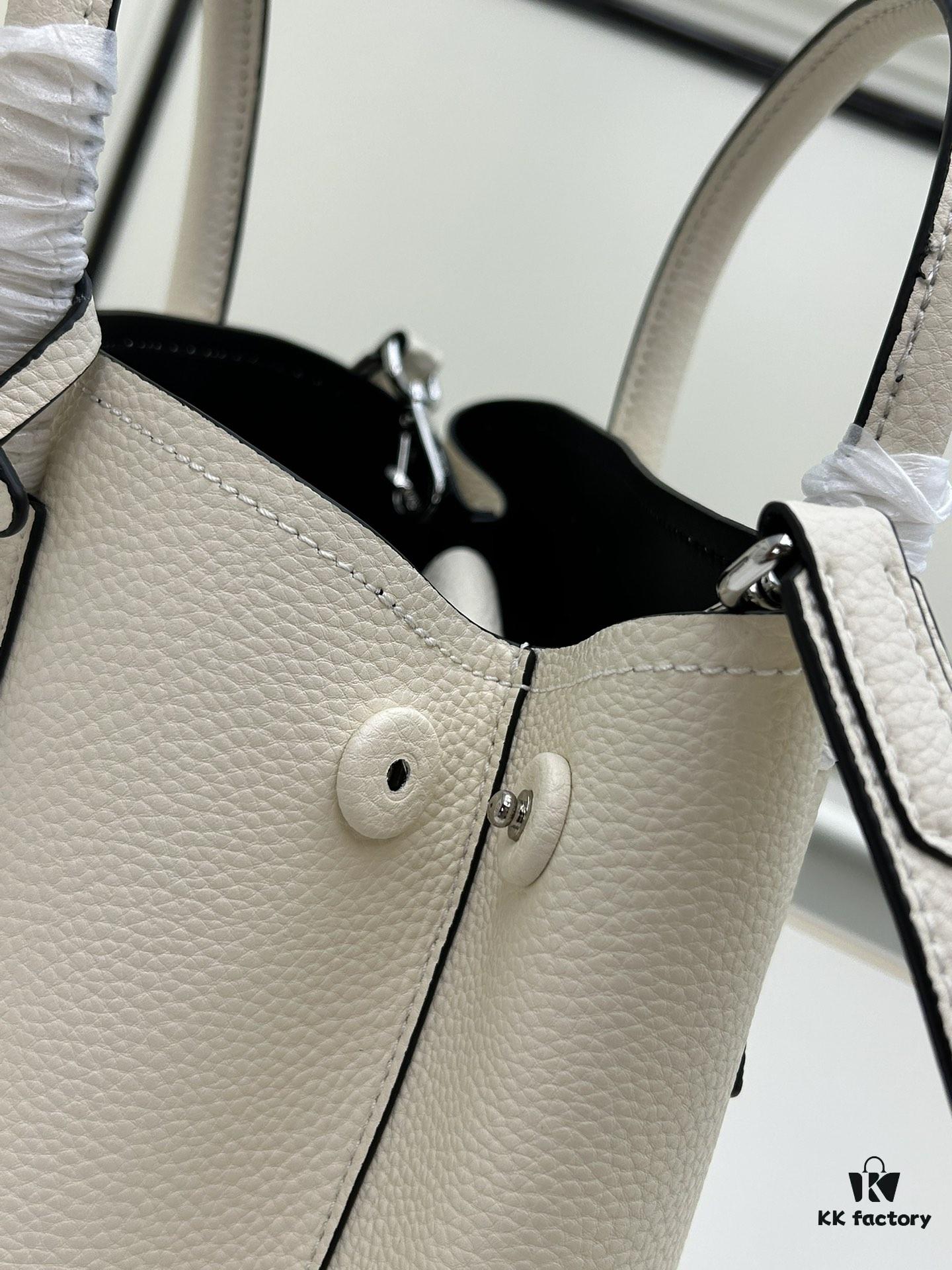 PRADA New Arrival Mini Double Bag – Imported Calfskin with Refined Pebbled Texture, Elegant and Compact Design