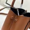 Prada PRADA New Arrival Mini Double Bag - Fine Pebbled Leather, 2023 Latest Design