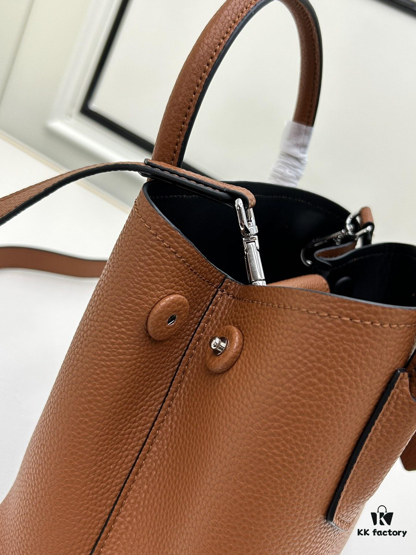 Prada PRADA New Arrival Mini Double Bag - Fine Pebbled Leather, 2023 Latest Design