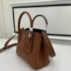 Prada PRADA New Arrival Mini Double Bag - Fine Pebbled Leather, 2023 Latest Design