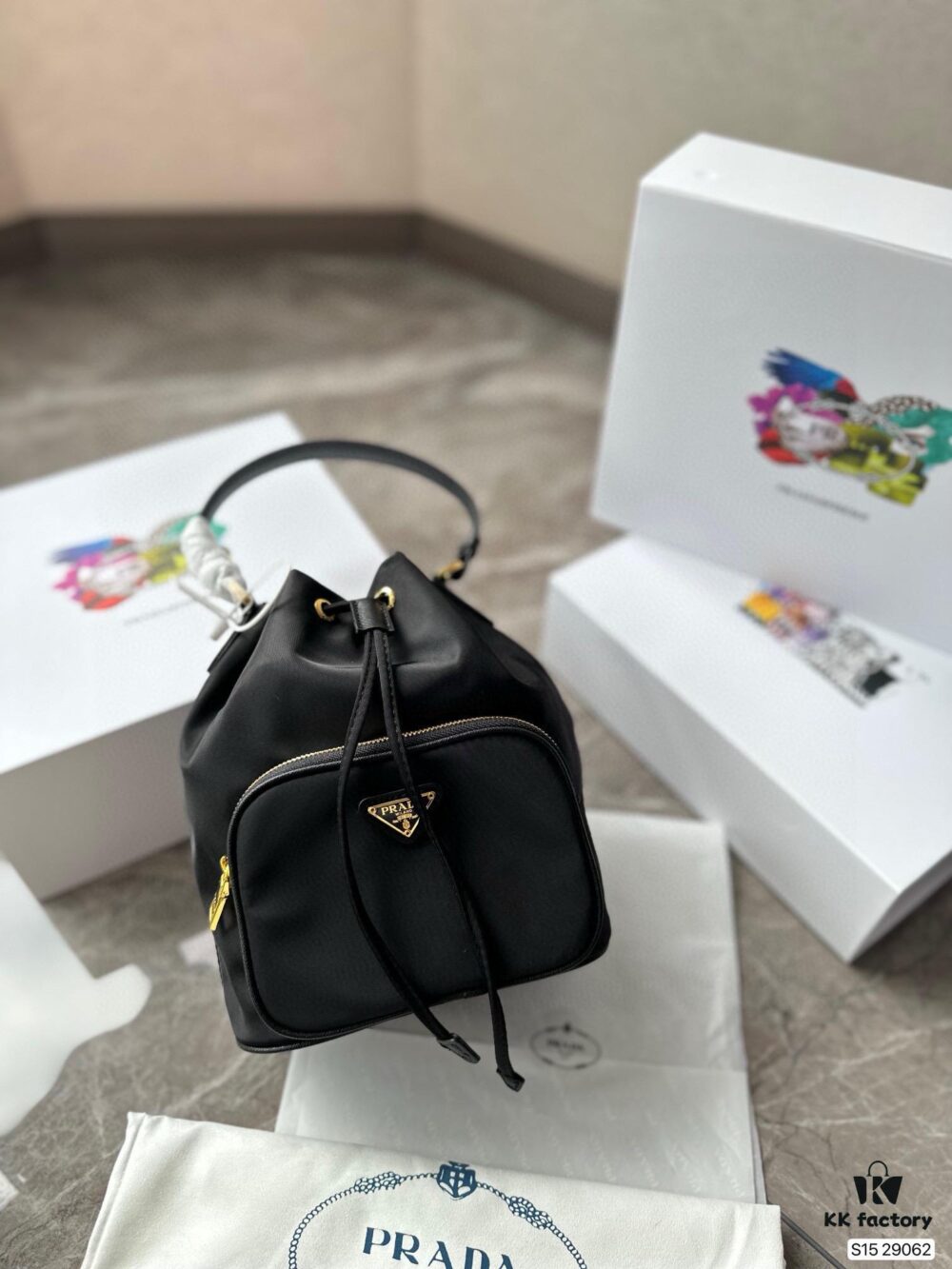 Prada Nylon Tote Bag Size 17.14