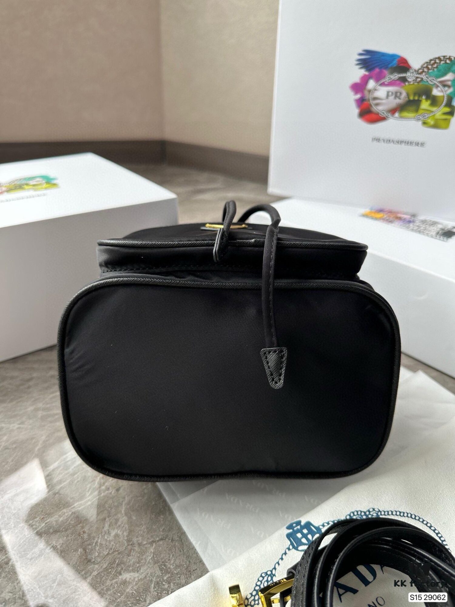 Prada Nylon Tote Bag Size 17.14