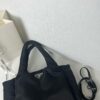 Prada Nylon Cotton Tote Bag (with Long Shoulder Strap)