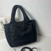 Prada Nylon Cotton Tote Bag (with Long Shoulder Strap)
