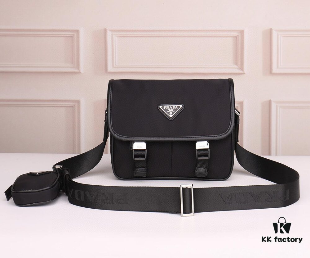 PRADA Hobo Series Unisex Bag - Upgraded New Arrival, Original Hardware, Imported South Korean Fabric, Enamel Triangle Logo