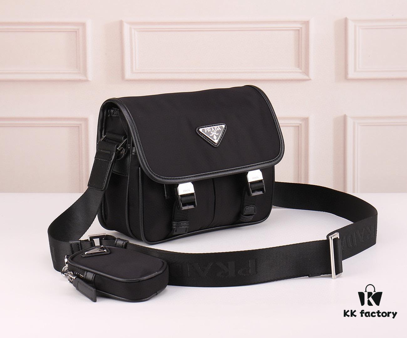 PRADA Hobo Series Unisex Bag - Upgraded New Arrival, Original Hardware, Imported South Korean Fabric, Enamel Triangle Logo