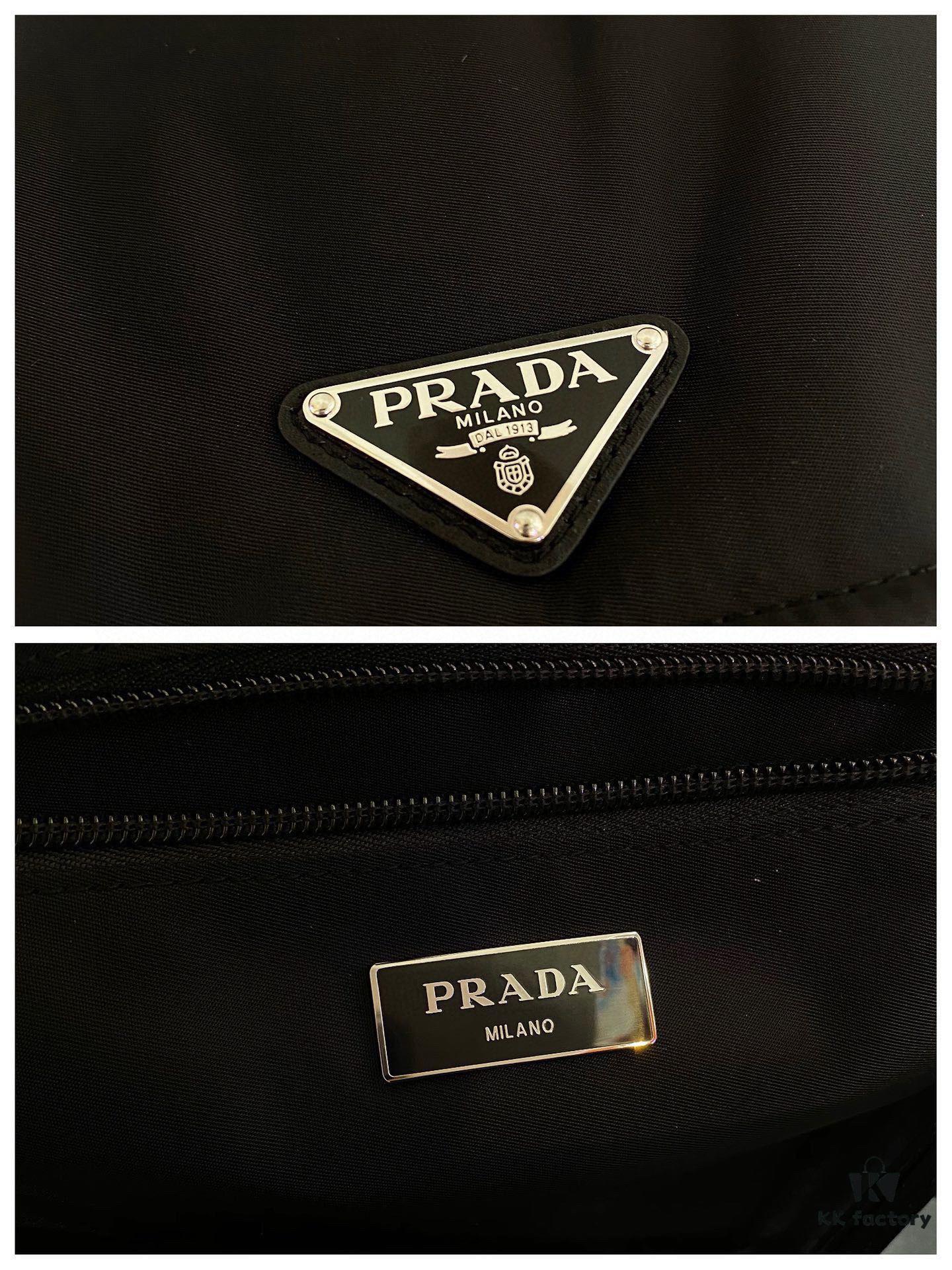 Prada New Arrival Upgrade Vintage-style Crossbody Bag Unisex 30*12*20cm