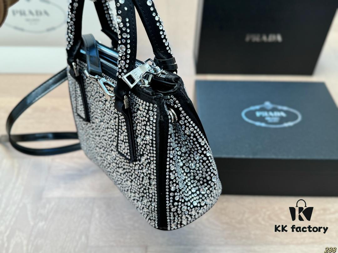 Box Set Prada Full Diamond Bag Super Satisfying High Aesthetics Must-Have for Collectors