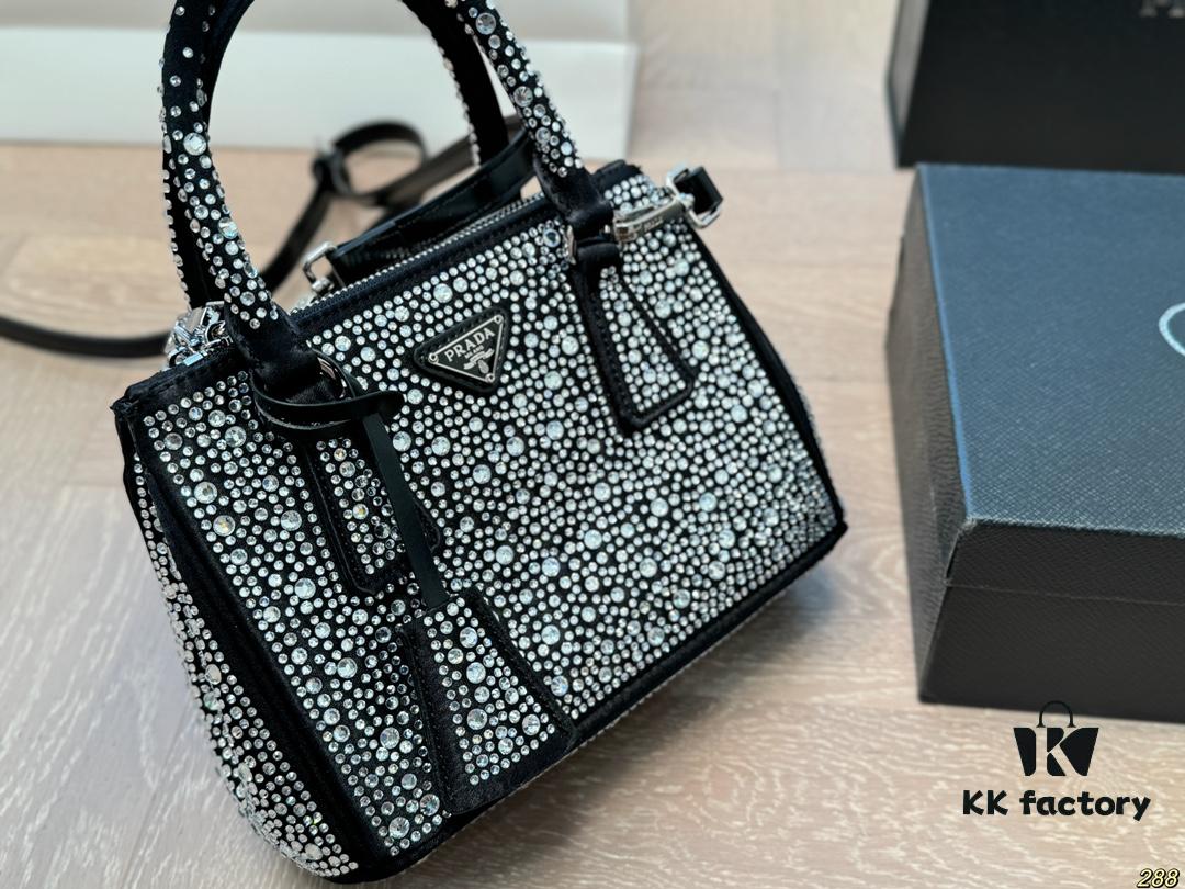 Box Set Prada Full Diamond Bag Super Satisfying High Aesthetics Must-Have for Collectors