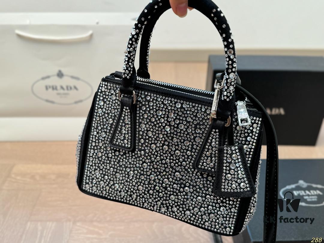 Box Set Prada Full Diamond Bag Super Satisfying High Aesthetics Must-Have for Collectors