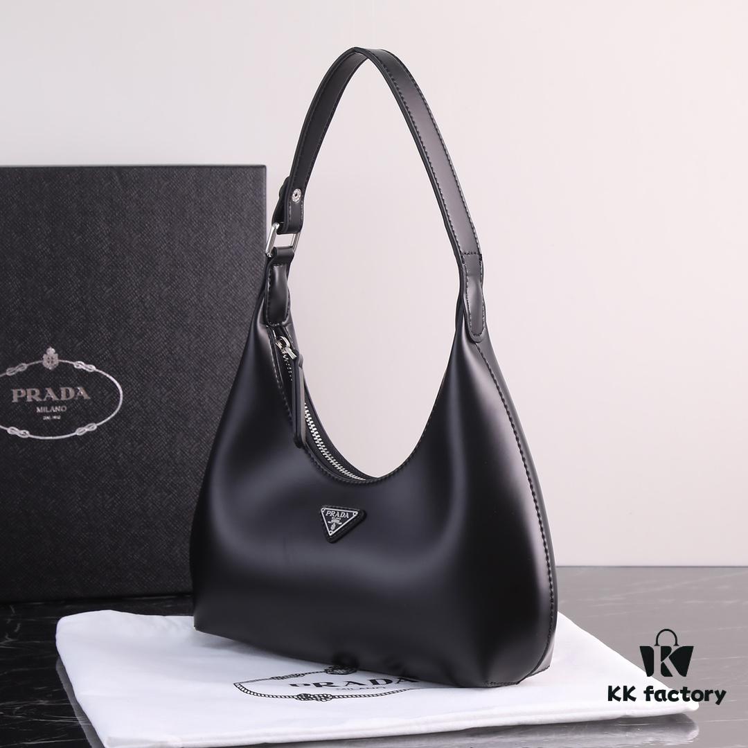Prada-inspired shoulder bag with elegant design and premium color scheme, size 24.14, model 8812
