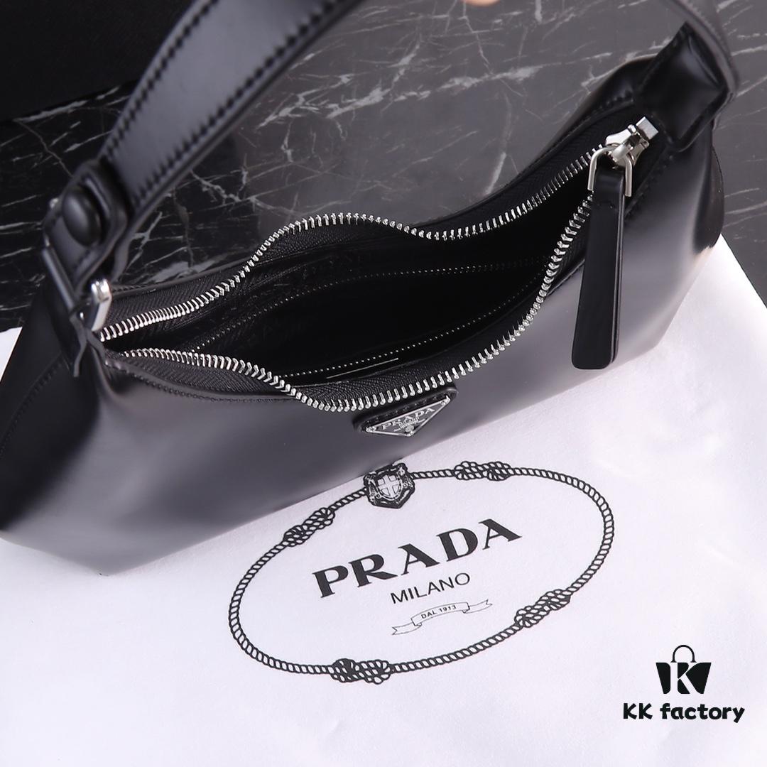 Prada-inspired shoulder bag with elegant design and premium color scheme, size 24.14, model 8812