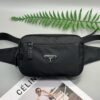 Prada Waist Bag - Latest Designer Model, High-End Waterproof Fabric, Compact and Practical