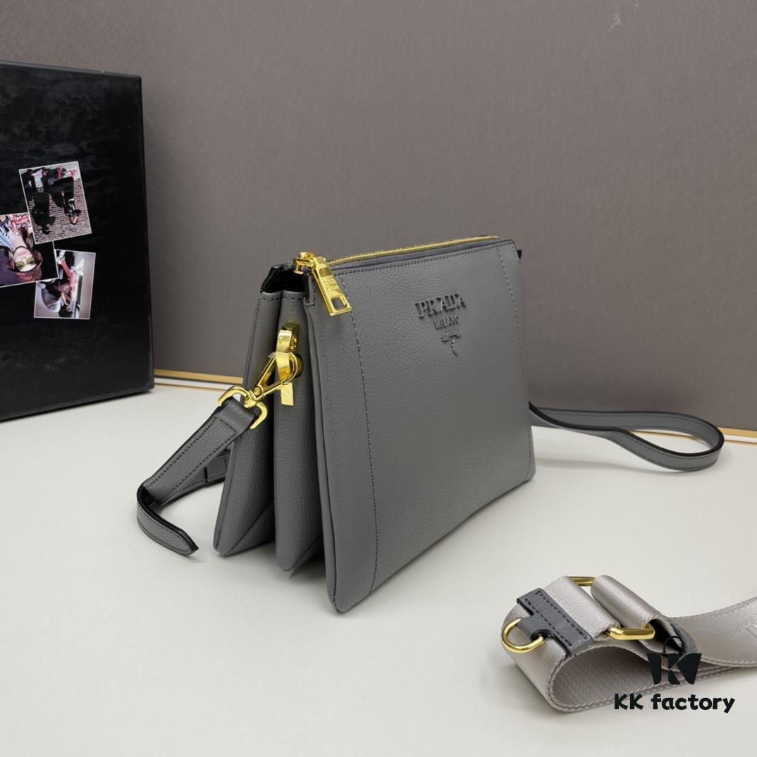 New Launch Prada PRADA Double Shoulder Strap 'Made in Italy' Exquisitely Crafted