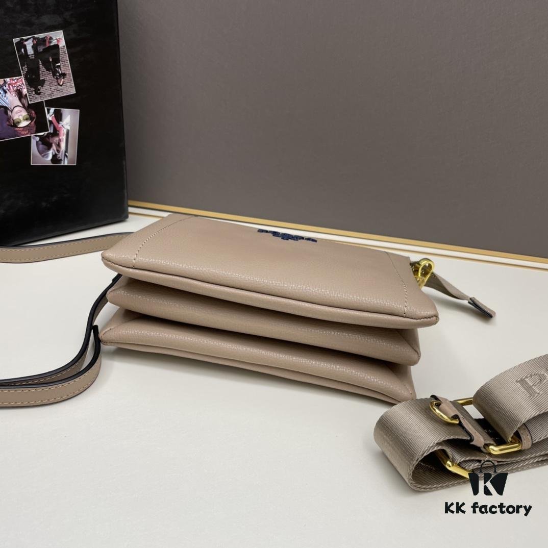 New Arrival Prada PRADA Double Shoulder Strap 'Made in Italy' Exquisitely Crafted Design, Model 1BH188, Size 24*19*6cm, Eight Best-Selling Colors