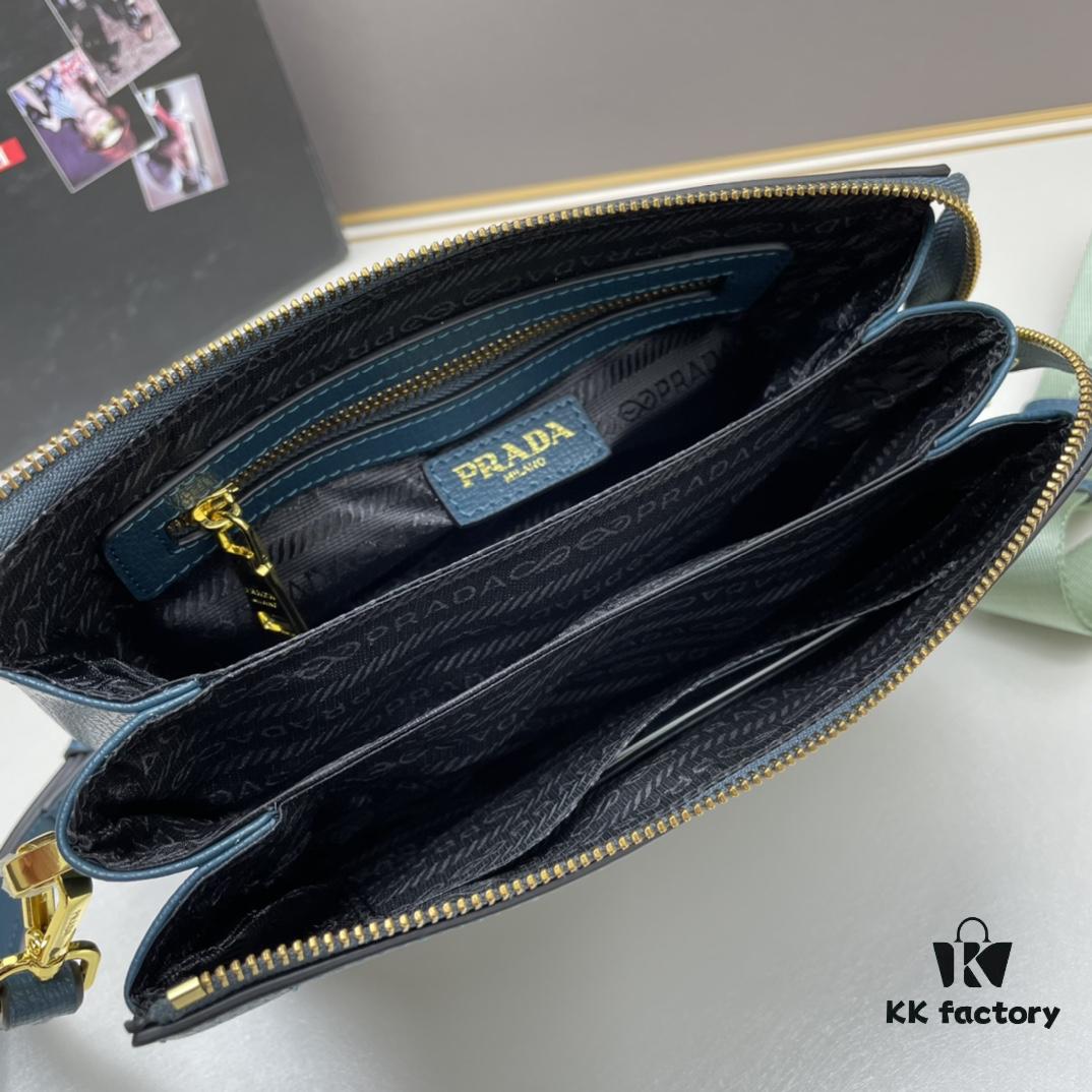 New Arrival Prada PRADA Double-Strap Backpack 'Made in Italy' Exquisite Craftsmanship 1BH188