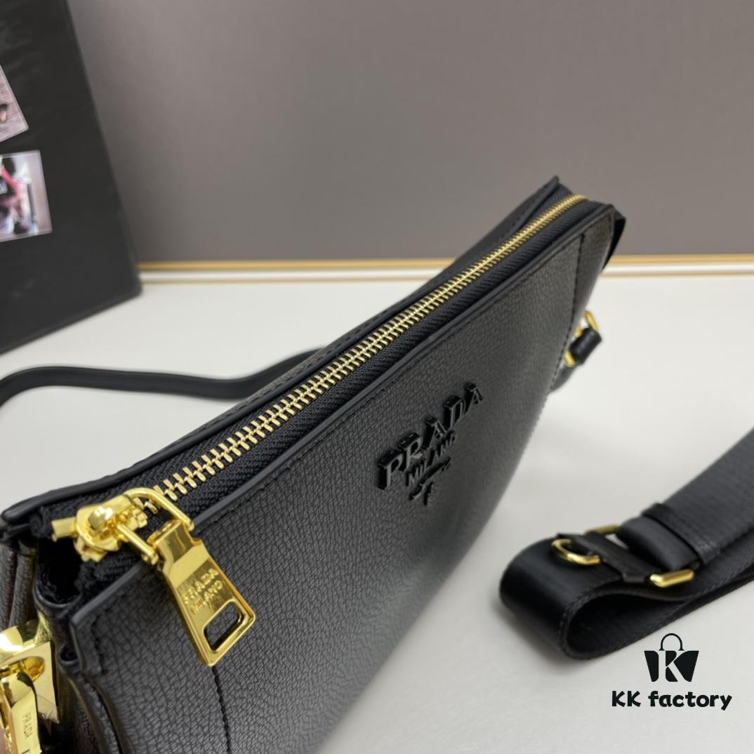 New Arrival Prada PRADA Double Shoulder Strap Bag 'Made in Italy' Exquisite Craftsmanship 1BH188 24x19x6cm Eight Best-Selling Colors