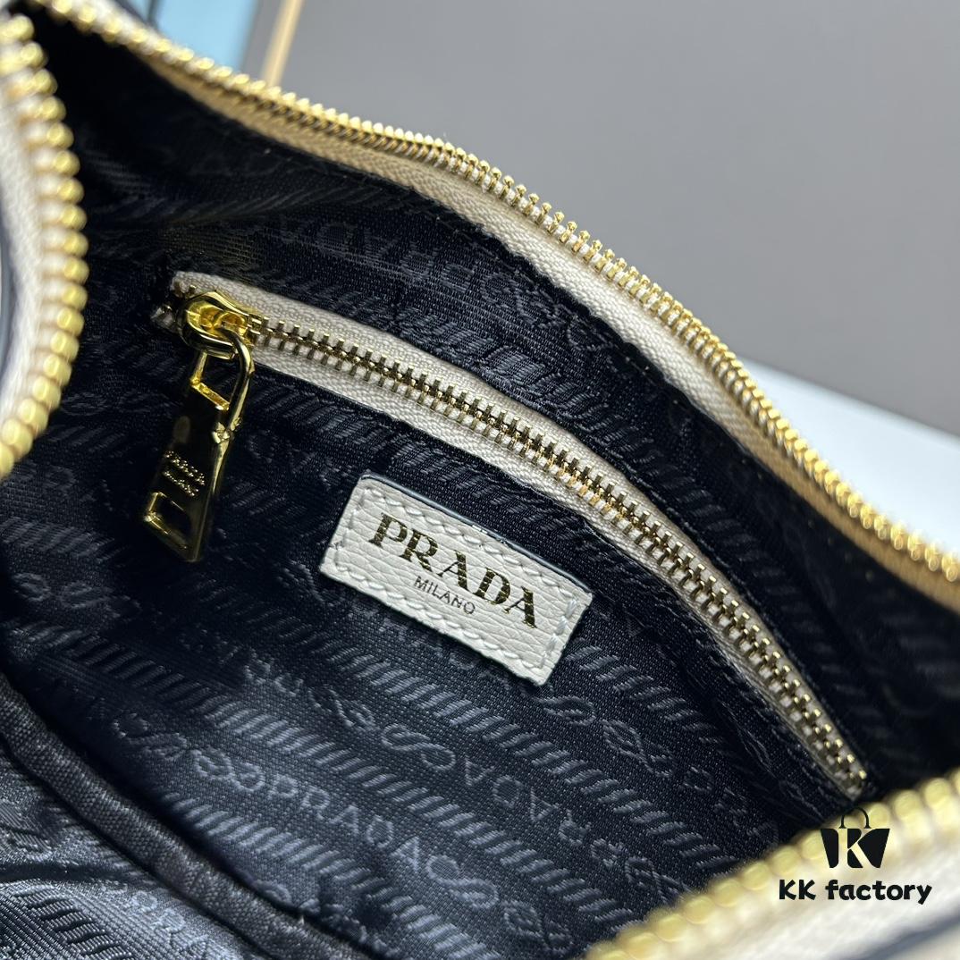 Prada Moon / Crescent Bag - Fashionable Black Horse