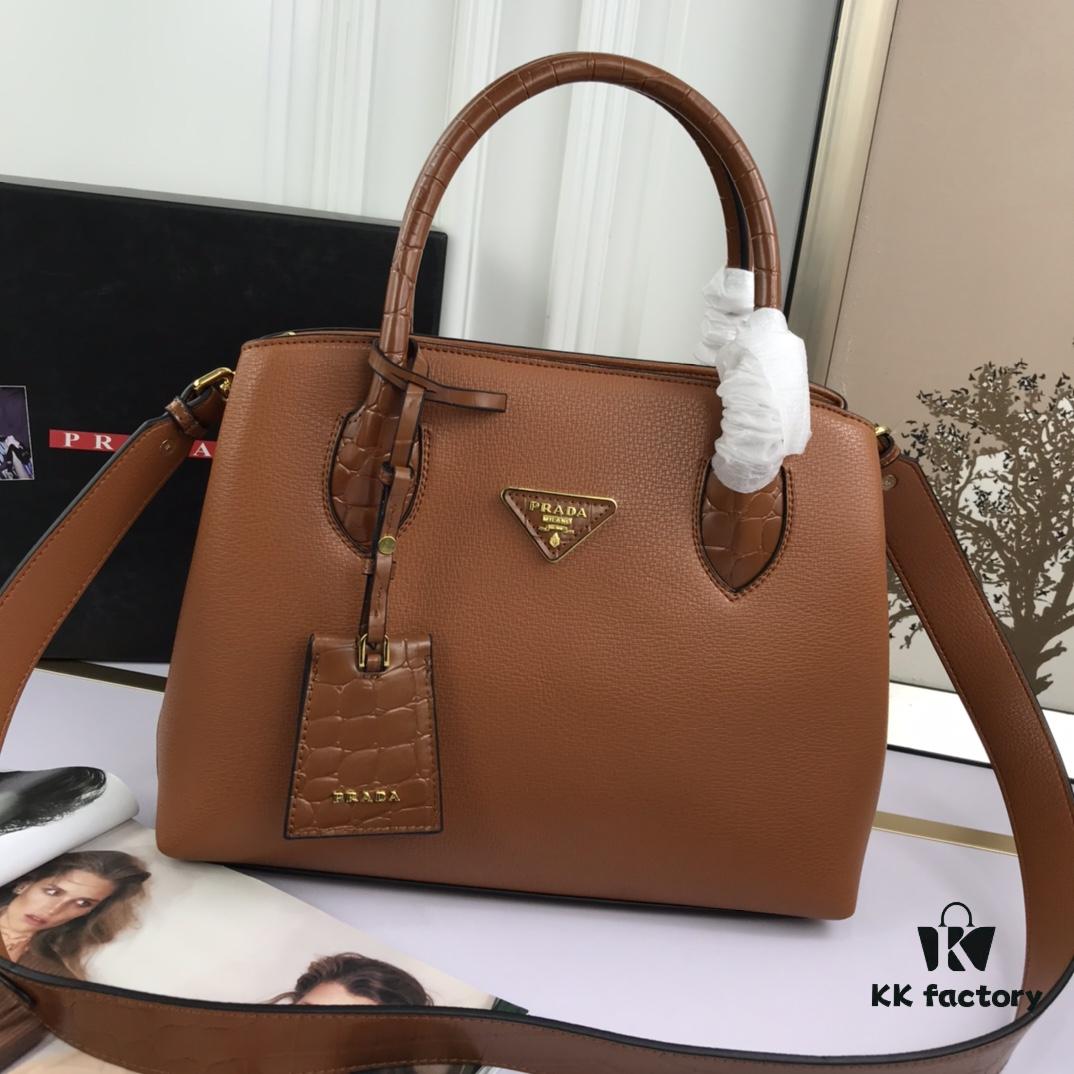 New Arrival☀Official Website Hot 2020 New Prada PRADA Handbag 💗 Model: 66153 Size: 30*24*14