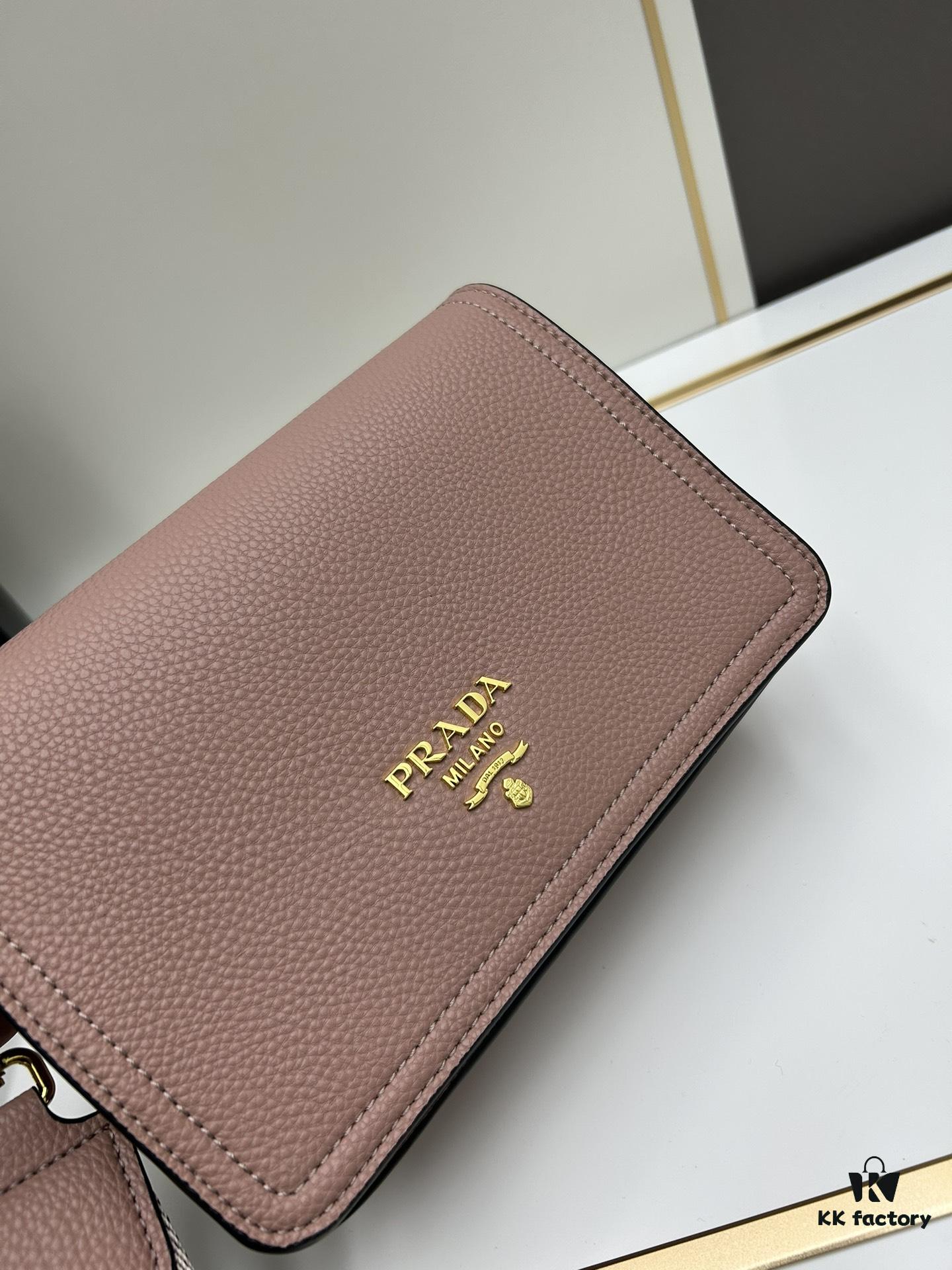 PRADA - Bestselling Flap Top Bag with Letter-Woven Wide Fabric Strap